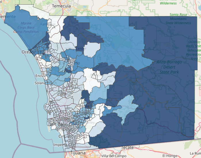 Graduated data (blues 75% Opacity)